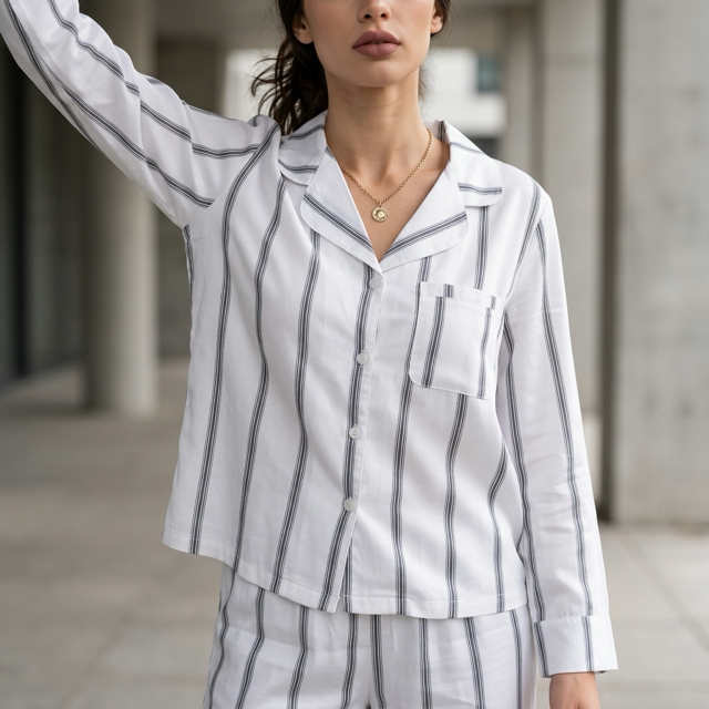 Long striped set