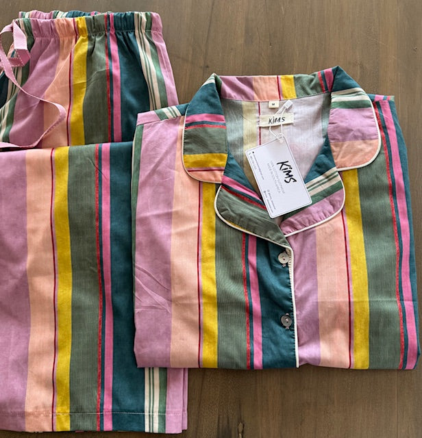 Funky striped Pj set