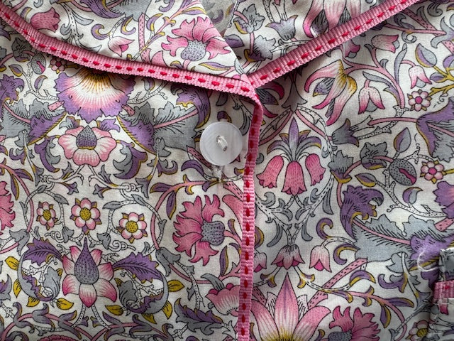 Cropped pants with short sleeve top Pink Garden