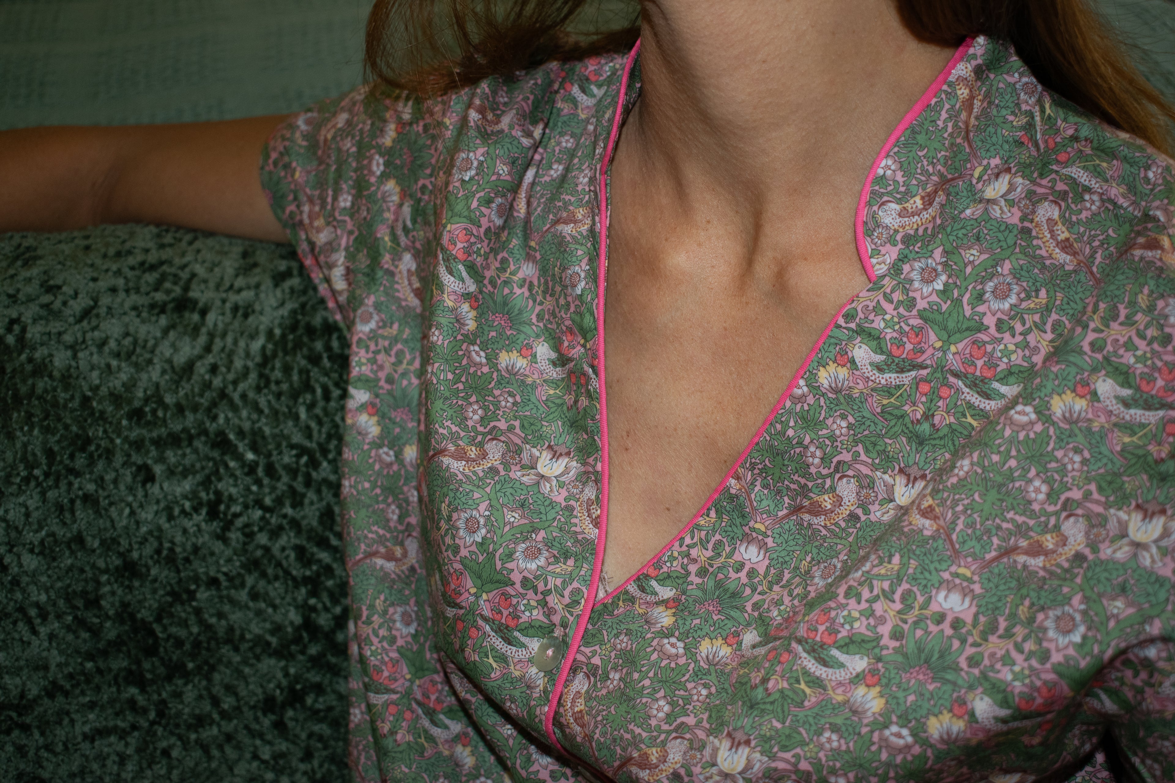 Strawberry thief green